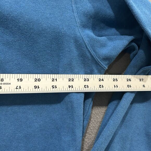 Peter Millar Sweater Mens Large Blue 1/4 Zip Pullover Preppy Golf Cotton - Picture 5 of 6